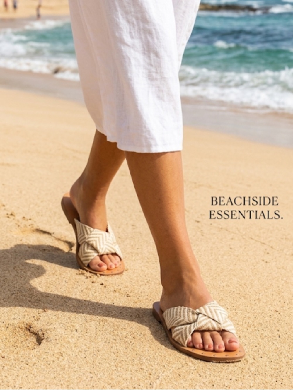 Universal Thread knotted sandal - NWT